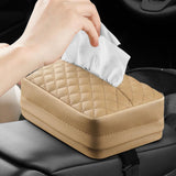 Car Tissue Holder Standard Tissue Boxes, Facial Tissue Holder for Auto Headrest, Faux Leather Napkin Box Cover, Large Capacity In Australia - Darrahopens