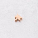 3Pcs 10mm Stainless Steel Irregular Puzzle Beads Spacer Bead for Necklace Women DIY Making for Bracelet Necklace Jewelry
