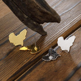 2 pairs Chic Stainless Steel African Map Studs Earrings Hypoallergenic Gold Silver Traditional Ethnic Post Stud for Women In Australia - Darrahopens