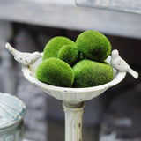 18PCS Artificial Moss Rocks (4 Sizes), Green Moss Decor for Floral Arrangements, Fairy Gardens and Crafting