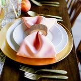 6pcs Wooden Napkin Ring Table Napkin Rings Dining Room Table Decor Creative Napkin Rings Christmas Props Christmas Ornament