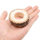 6pcs Wooden Napkin Ring Table Napkin Rings Dining Room Table Decor Creative Napkin Rings Christmas Props Christmas Ornament