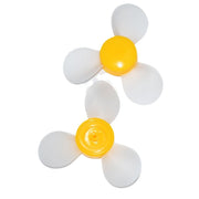 2 pcs Toy Soft Fan Blade, Three Blade Propeller Light in Weight Wear Resistant High Durability for Mini Fan for Scientific In Australia - Darrahopens