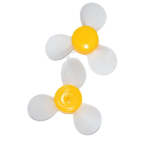 2 pcs Toy Soft Fan Blade, Three Blade Propeller Light in Weight Wear Resistant High Durability for Mini Fan for Scientific In Australia - Darrahopens