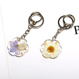 3 pcs Pressed Flower Keychain, Keychains for Women,Handmade flower Keychain,Personalized Cute Keychain,Charm Keychain Presents