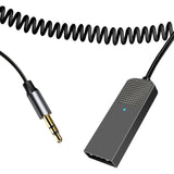 Aux to Bluetooth Adapter for Car,USB Bluetooth 5.2 Receiver with 3.5mm Audio Jack kit with Built-in Microphone Aux Input