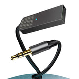 Aux to Bluetooth Adapter for Car,USB Bluetooth 5.2 Receiver with 3.5mm Audio Jack kit with Built-in Microphone Aux Input