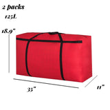 Multipurpose Extra Large Heavy Duty Storage Bags Duffle Bags for Space Saving Moving Storage (1680D Red)