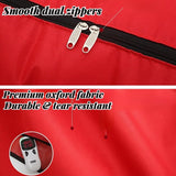 Multipurpose Extra Large Heavy Duty Storage Bags Duffle Bags for Space Saving Moving Storage (1680D Red)