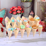 Salad Presentation Display Stand | Desktop Dessert Organizer | Acrylic Stand For Ice Cream Cones, Double-layer Appetizer