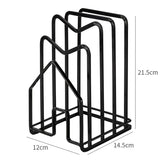 Cutting Board Rack, Chopping Board Organizer Stand Holder Rack, Dishes Plates Pot Pan Lids Rack Organizer for Kitchen