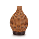 Essential Oil Diffuser for Home Rattan Weaving, 100mL 7 Changing Color Lights Ultrasonic Aroma Humidifier
