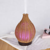 Essential Oil Diffuser for Home Rattan Weaving, 100mL 7 Changing Color Lights Ultrasonic Aroma Humidifier In Australia - Darrahopens
