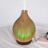 Essential Oil Diffuser for Home Rattan Weaving, 100mL 7 Changing Color Lights Ultrasonic Aroma Humidifier In Australia - Darrahopens