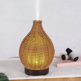 Essential Oil Diffuser for Home Rattan Weaving, 100mL 7 Changing Color Lights Ultrasonic Aroma Humidifier
