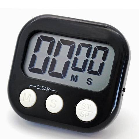 Small Digital Timer for Kitchen Cooking Baking Sports Office Meeting Multi-Function Count Up Countdown Magnetic Backing