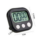 Small Digital Timer for Kitchen Cooking Baking Sports Office Meeting Multi-Function Count Up Countdown Magnetic Backing