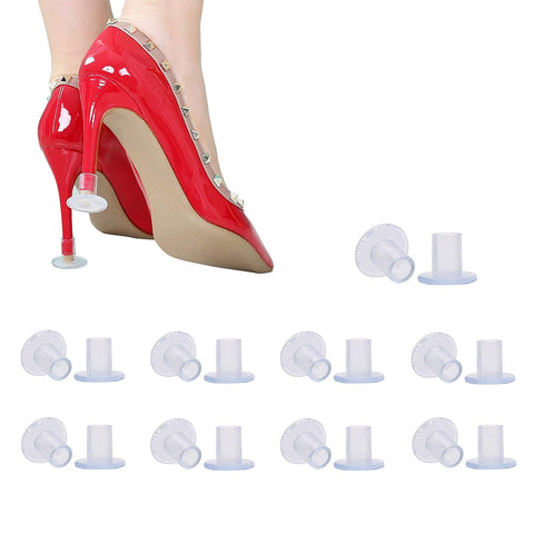 9 Pairs Clear High Heel Protectors Heel Stoppers for Wedding Mates Bridesmaid(Small / Middle / Large) In Australia - Darrahopens