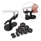 Professional 13 Piece Watch Press Set - Watch Back Press - Watch Back Case Closer Include 12 Dies with Metal Inserts (Black)