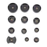 Professional 13 Piece Watch Press Set - Watch Back Press - Watch Back Case Closer Include 12 Dies with Metal Inserts (Black)