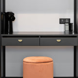 Solid Brass Cabinet Knobs, Semicircle Drawer Knobs, Hammered Dresser Drawer Pulls Handles Furniture Hardware Easy Install