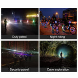 LED Burst Flash Shoulder Light Safety Clip Shoulder Strobe Warning Signal Light High Strobe Light (Red Blue) for Outdoor Rescue