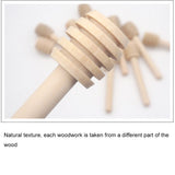 10 Pcs Honey Dipper Sticks, 3.14 inch Mini Wooden Honeycomb Stick, Small Honey Spoons Stirrer Stick for Honey Jar Dispense