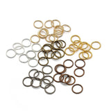 200pcs/lot 6 mm Copper Jump Rings Split Rings Connectors for DIY Jewelry Finding Making Accessories Supplies (Multicolor) In Australia - Darrahopens