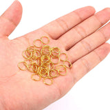 200pcs/lot 6 mm Copper Jump Rings Split Rings Connectors for DIY Jewelry Finding Making Accessories Supplies (Multicolor)