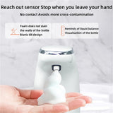 Simple Automatic Sensor Soap Dispenser Foaming Soap Pump Dispenser Plastic Shower Dispenser 300ml White Easy to use In Australia - Darrahopens