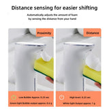 Simple Automatic Sensor Soap Dispenser Foaming Soap Pump Dispenser Plastic Shower Dispenser 300ml White Easy to use In Australia - Darrahopens