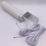 4G LTE External Antennna Repeater Outdoor with 5m Dual Slider CRC9/TS9/SMA Connector for 4G Router Modem