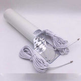 4G LTE External Antennna Repeater Outdoor with 5m Dual Slider CRC9/TS9/SMA Connector for 4G Router Modem
