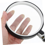 Folding Rotating Handheld Magnifying Glass 3.5X High-Definition Glass Magnifying Glass is Suitable for The Elderly