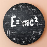 Wall Clock Kitchen Clocks E=mc2 Math Formula Wall Clock Theory of Relativity Silent Wall Clock Physics Scientist Teacher School