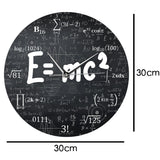 Wall Clock Kitchen Clocks E=mc2 Math Formula Wall Clock Theory of Relativity Silent Wall Clock Physics Scientist Teacher School