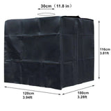 Tote Cover Outdoor Rain Barrel Water Tank for 1000L 420D Protective Cover Sunshade Waterproof Protective Hood
