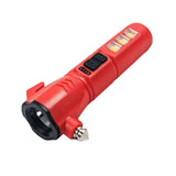 2 pcs Powered Car Safety Hammer Flashlight with Seatbelt Cutter, LED High Lumens,, USB Charging, Attraction, Portable Design