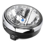 LED Headlight Modified Retro Round Motorcycle Head Front Light Assembly Headlamp 250 VT250 CB400 CB750 CB900