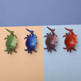 4PCS New Creative Cute Crab Pen Holder Weightlifting Crabs Pen Stand Pen Holder for Desk Stationery Gift