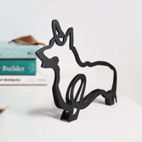 Metal Dog Minimalist Art Wall Sculpture, Minimalist Abstract Dog Line Wall Art, Modern Minimalist Home Decoration Minimalis In Australia - Darrahopens