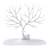 2 pcs Antique Birds Tree Stand Jewelry Display Necklace Earring Bracelet Holder Organizer Rack Tower Black and white In Australia - Darrahopens