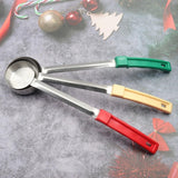 3 pcs Stainless Steel Portion Control Solid Serving Spoon 3-Piece Combo Set 2Oz, 3Oz, 4Oz Sauce Spoon Flat Bottom Spoon In Australia - Darrahopens