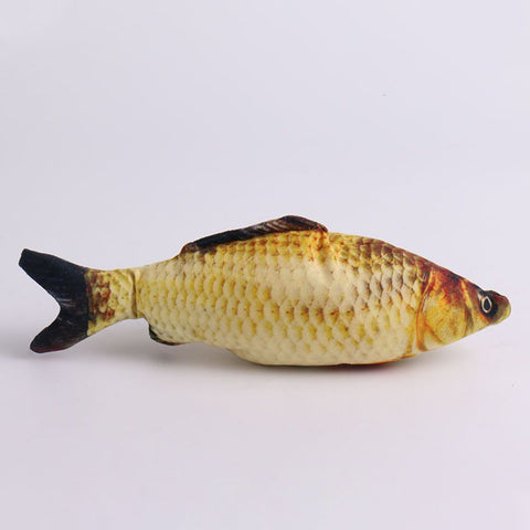 Creative Cat Toy 3D Fish Simulation Soft Plush Anti-Bite Catnip Interaction Chewing Fake Cat Fish Toy Pet Accessories In Australia - Darrahopens