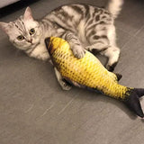 Creative Cat Toy 3D Fish Simulation Soft Plush Anti-Bite Catnip Interaction Chewing Fake Cat Fish Toy Pet Accessories
