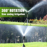 Rotating Tripod Sprinkler, Water Sprinkler for Lawn, Tripod Sprinklers for Yard Large Area Watering, In Australia - Darrahopens