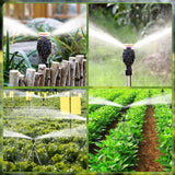 Rotating Tripod Sprinkler, Water Sprinkler for Lawn, Tripod Sprinklers for Yard Large Area Watering,