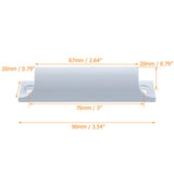 2Pcs Window Sash Lift Handle 3-inch Hole Center Surface Mounted Cabinet Handle Aluminum Alloy Drawer Push