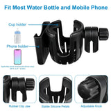 Stroller Cup Holder with Phone Holder, Bike Cup Holder, 2-in-1 Universal Cup Phone Drinks Holder for Stroller In Australia - Darrahopens