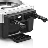New Black Sliver Clip-on Car Truck A/C Mount Cup Holder Drink Water Coffee Bottle Can Auto Drink Holder Car Air Vent Cup Holder